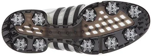 adidas Men's TOUR360 EQT Boa Golf Shoe, FTWR White/Silver met./core Black, 10.5 Medium US