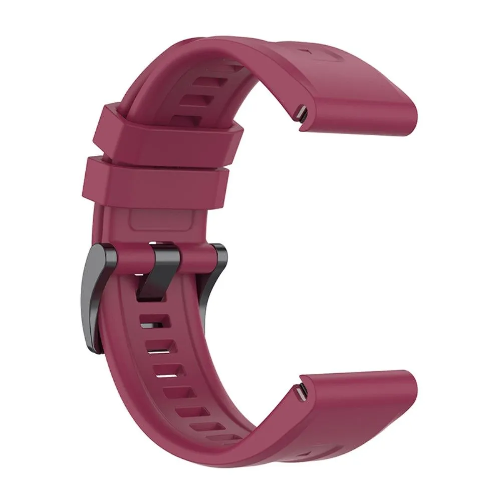 Garmin Fenix 7 / Epix Gen 2 / Descent G1 silicone watch strap - Wine Red