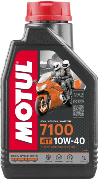MOTUL 7100 4T 10W-40/15w-40 Fully Synthetic Engine Oil 1L