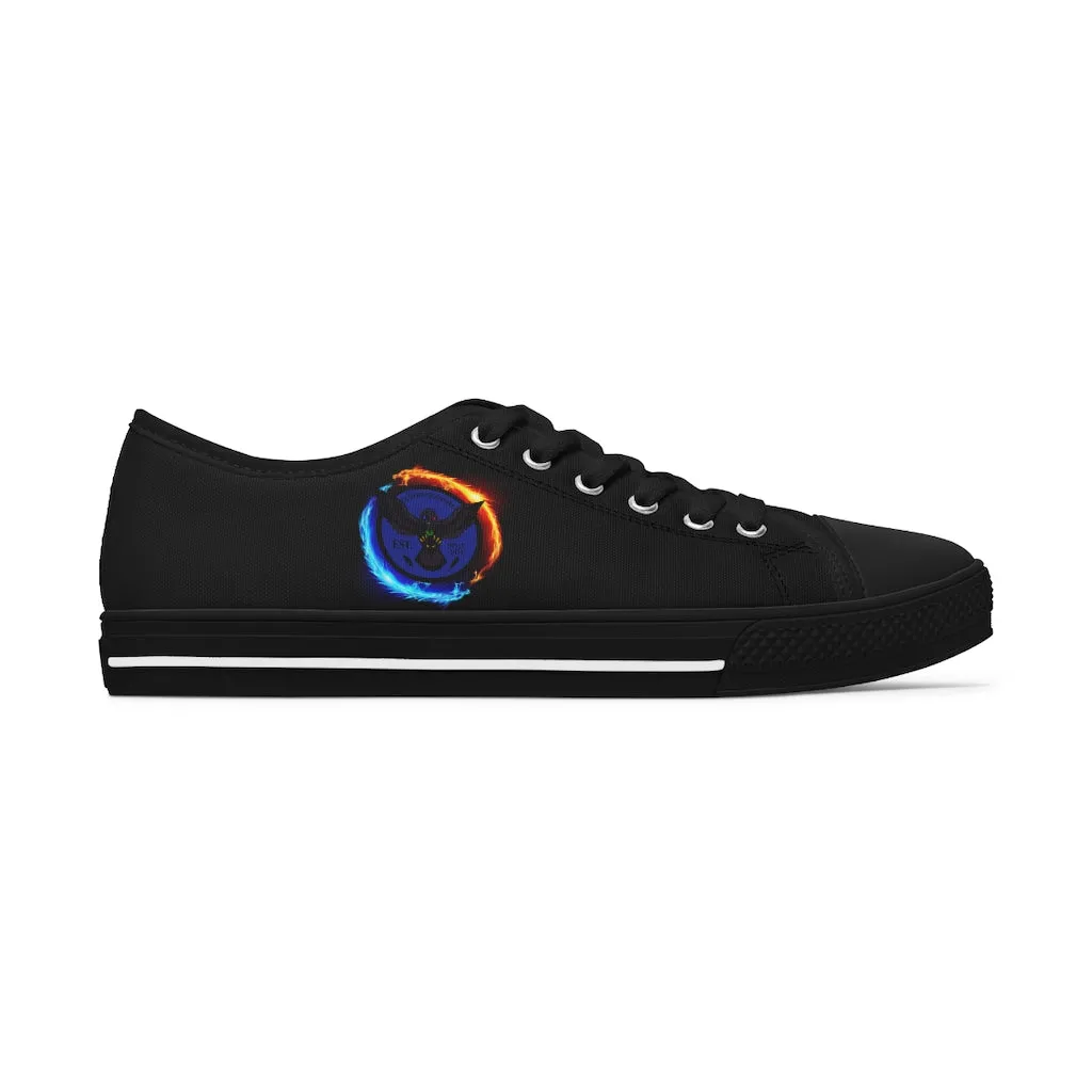 Women's Crowgodshi Ying Yang Dragons Low Top Sneakers